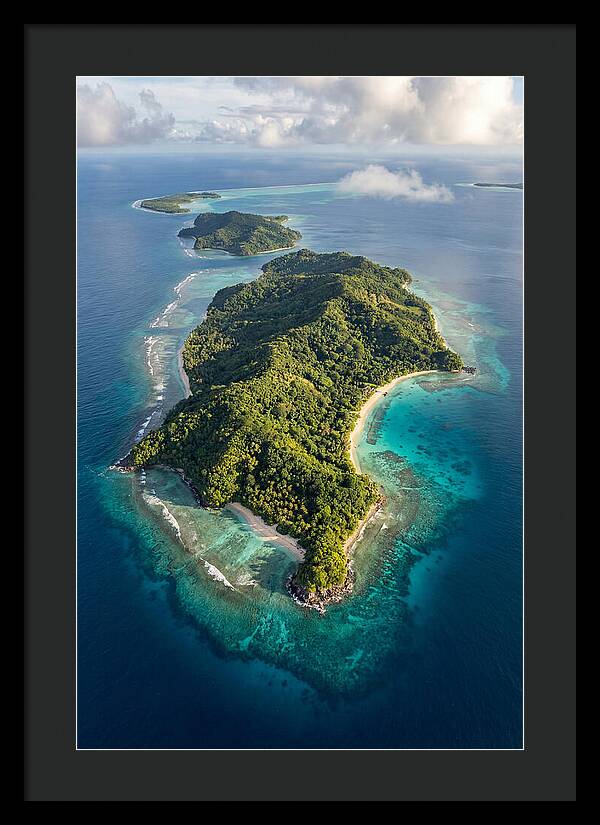 Aerial View Of Tropical Islands