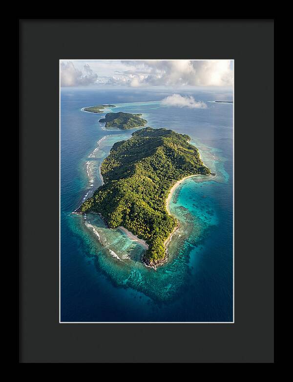 Aerial View Of Tropical Islands