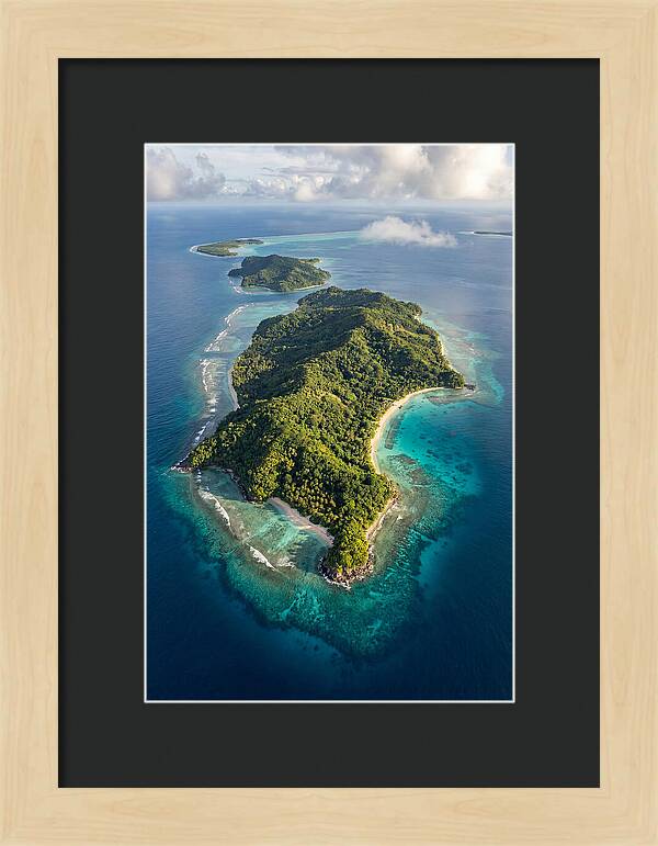Aerial View Of Tropical Islands