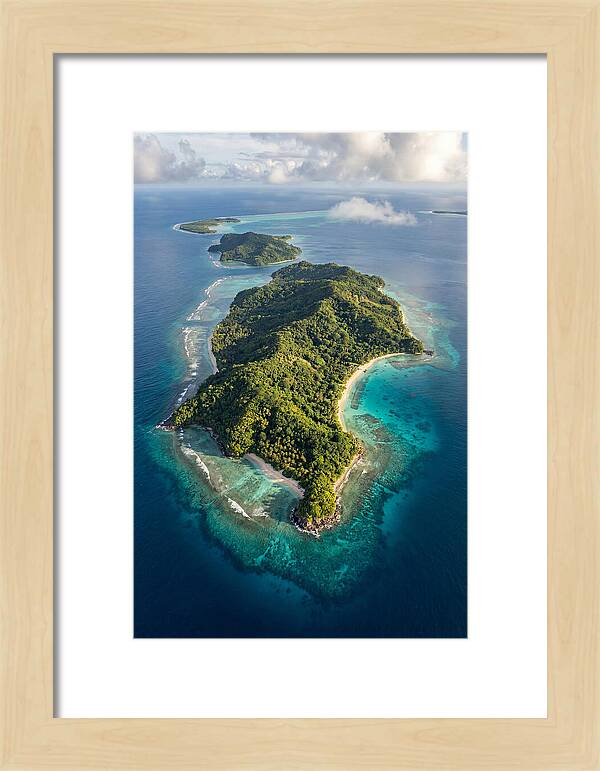 Aerial View Of Tropical Islands
