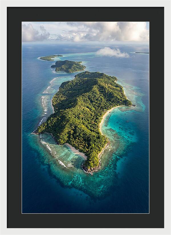 Aerial View Of Tropical Islands