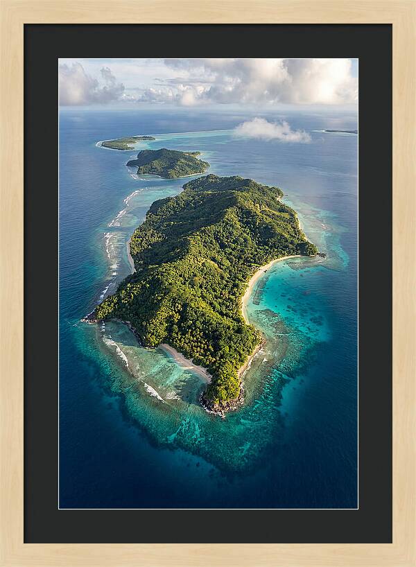 Aerial View Of Tropical Islands