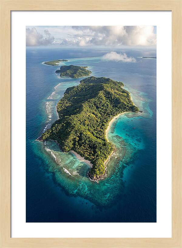 Aerial View Of Tropical Islands