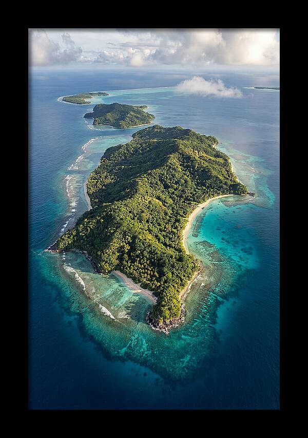 Aerial View Of Tropical Islands