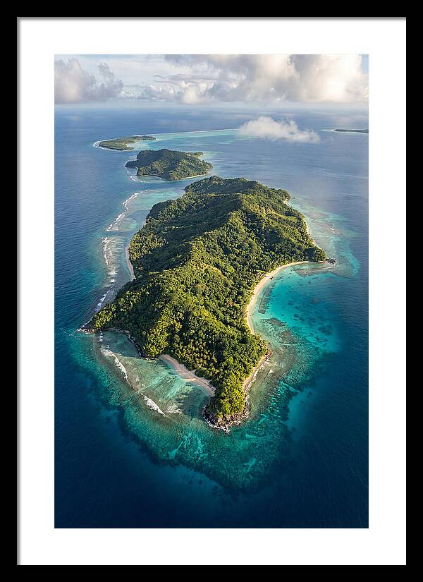 Aerial View Of Tropical Islands