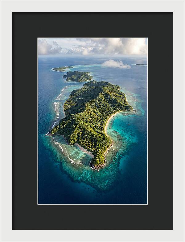 Aerial View Of Tropical Islands