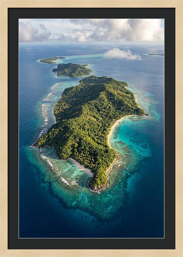 Aerial View Of Tropical Islands