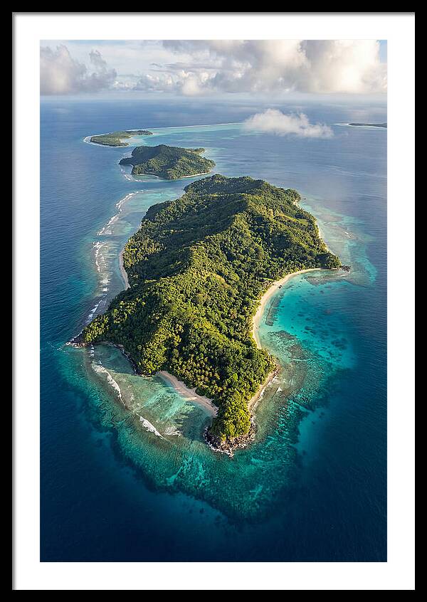 Aerial View Of Tropical Islands