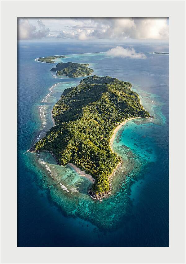 Aerial View Of Tropical Islands