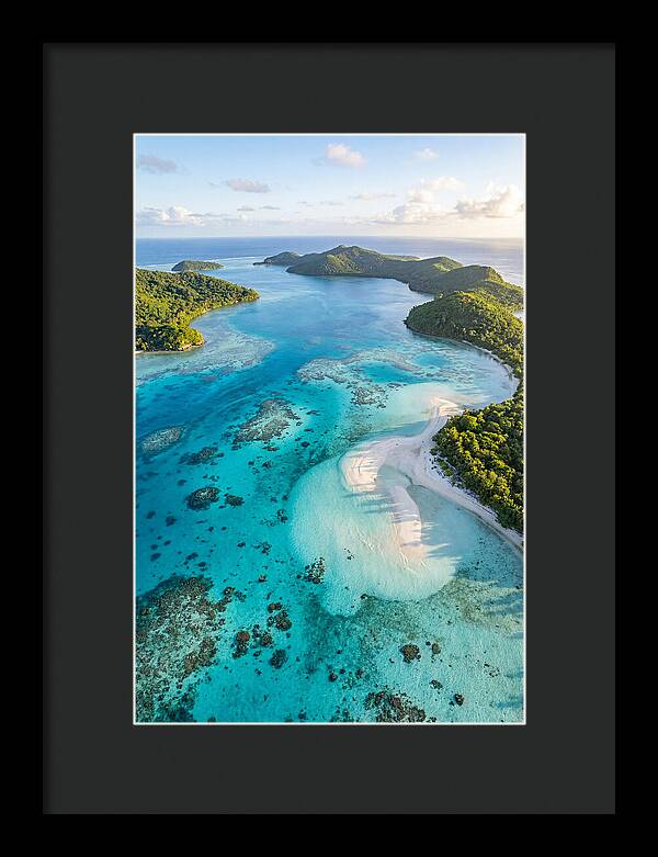 Aerial View Of Tropical Lagoon