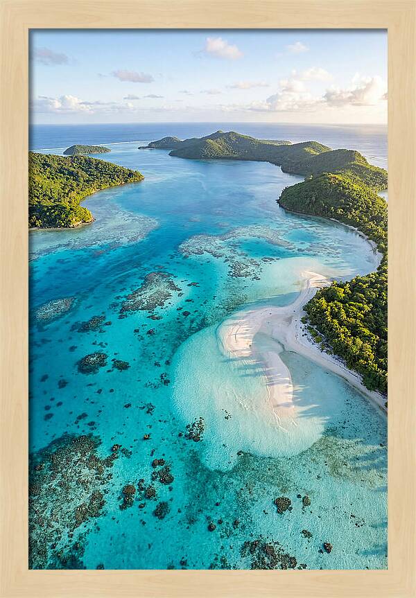 Aerial View Of Tropical Lagoon