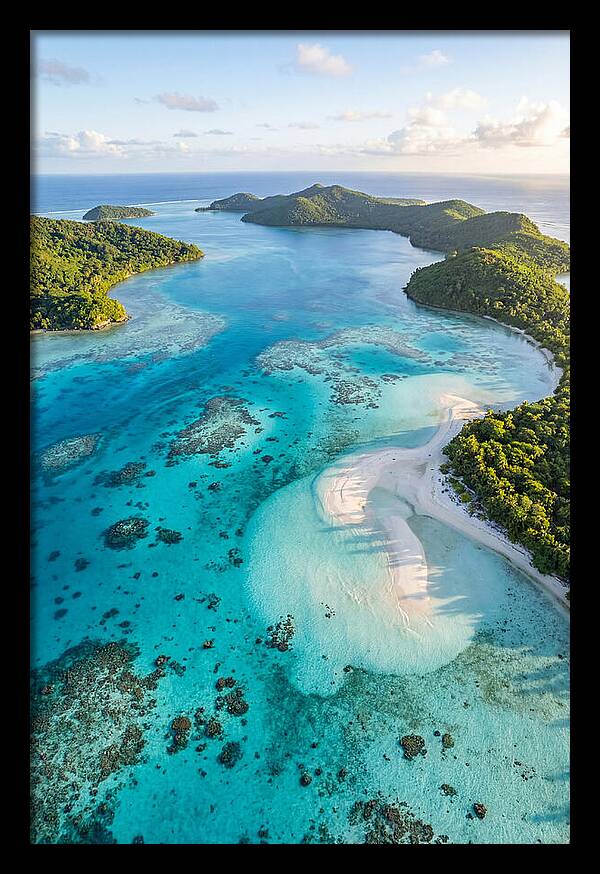 Aerial View Of Tropical Lagoon