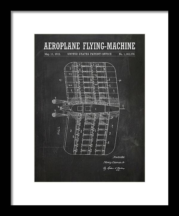 Aeroplane Flying Machine Chalkboard Patent Us1162278