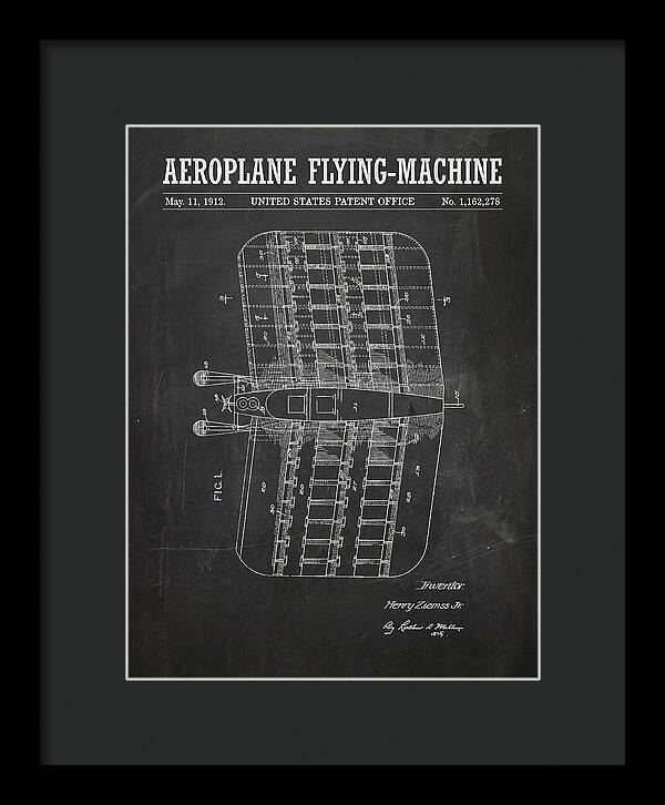 Aeroplane Flying Machine Chalkboard Patent Us1162278
