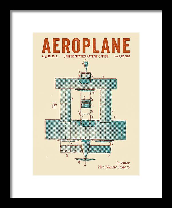 Aeroplane Rosato Retro Patent Us1116926