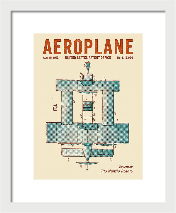 Aeroplane Rosato Retro Patent Us1116926