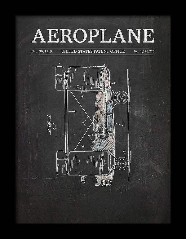 Aeroplane Walling Chalkboard Patent Us1326220