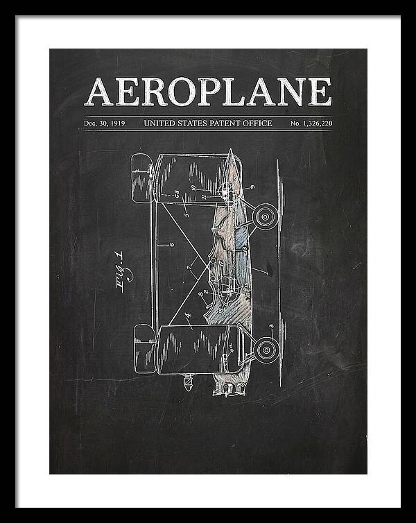 Aeroplane Walling Chalkboard Patent Us1326220