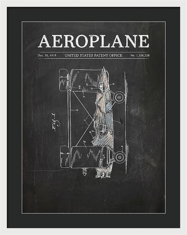 Aeroplane Walling Chalkboard Patent Us1326220