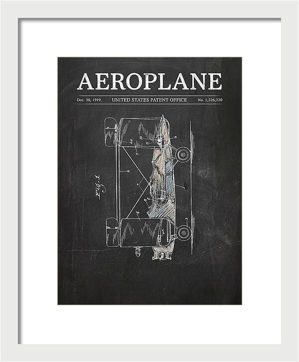 Aeroplane Walling Chalkboard Patent Us1326220