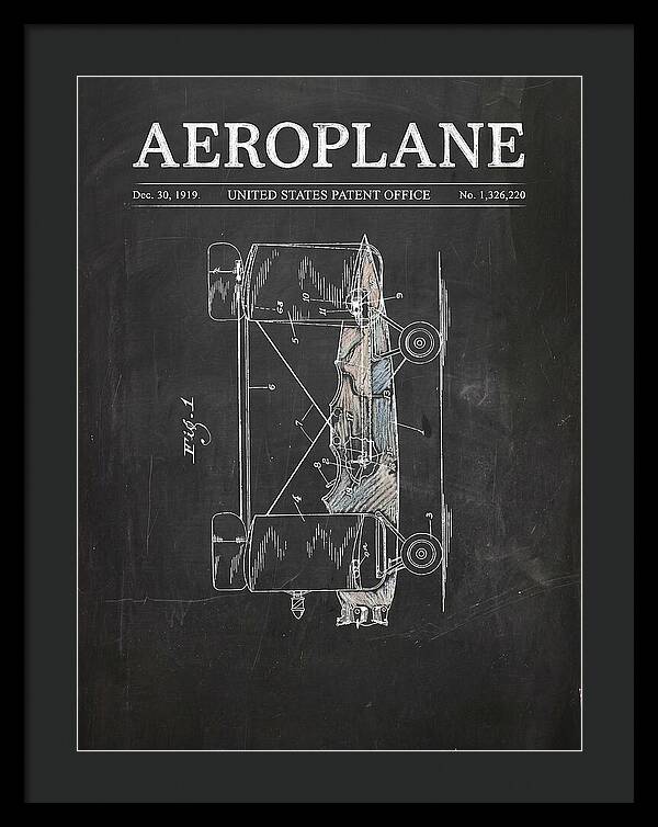Aeroplane Walling Chalkboard Patent Us1326220