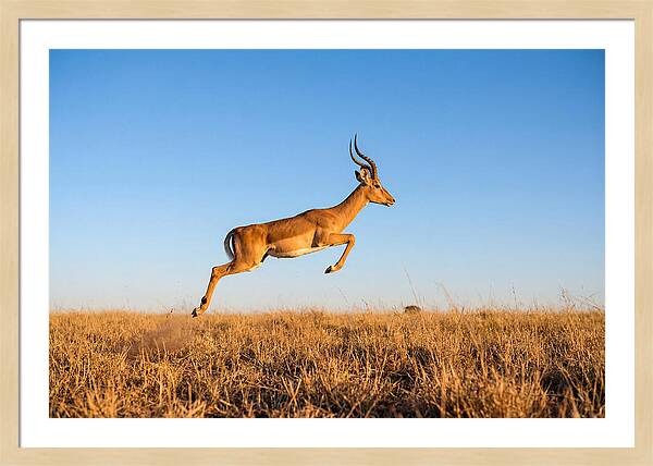 African Impala In Motion