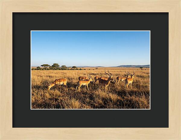 African Impala Male Group