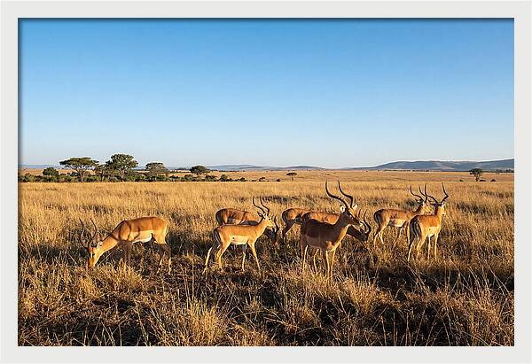African Impala Male Group