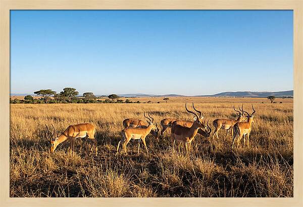 African Impala Male Group