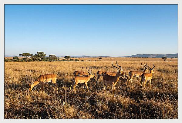 African Impala Male Group