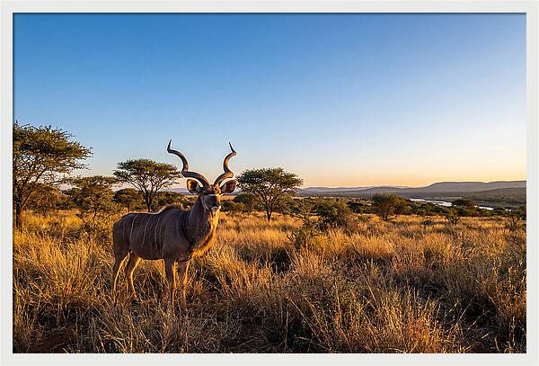 African Kudu Majestic Stance