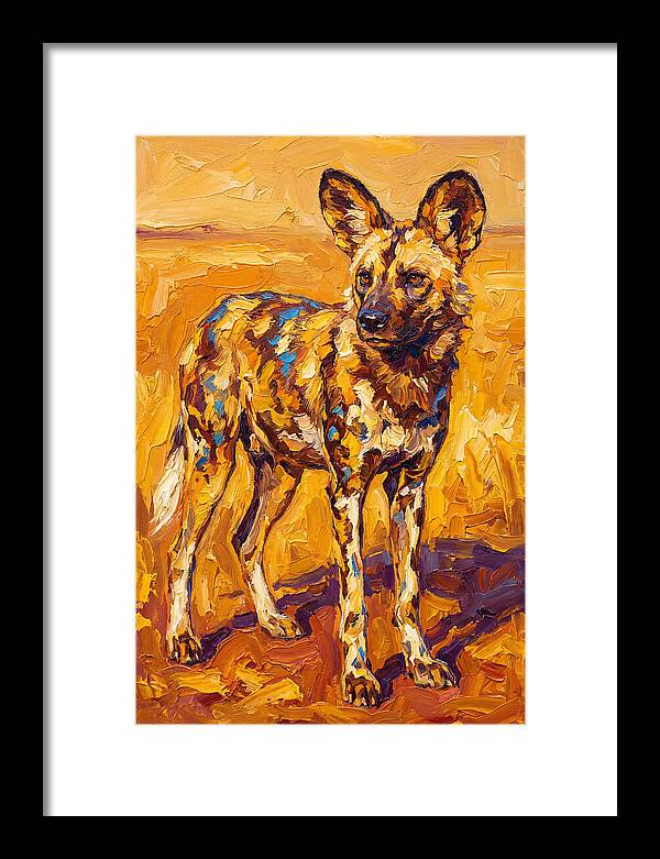 African Wild Dog Portrait