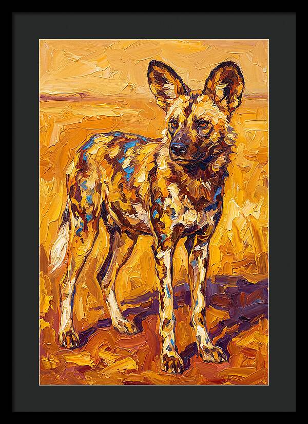 African Wild Dog Portrait