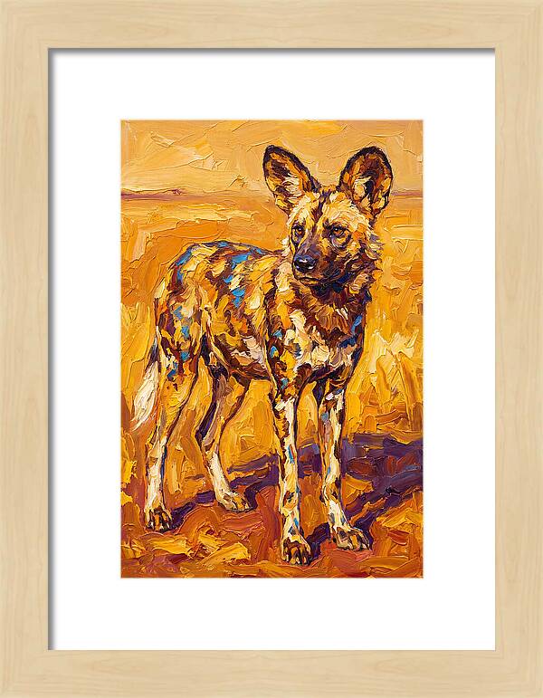 African Wild Dog Portrait