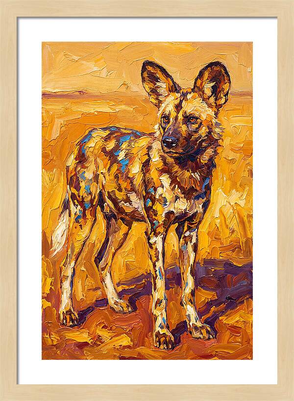 African Wild Dog Portrait
