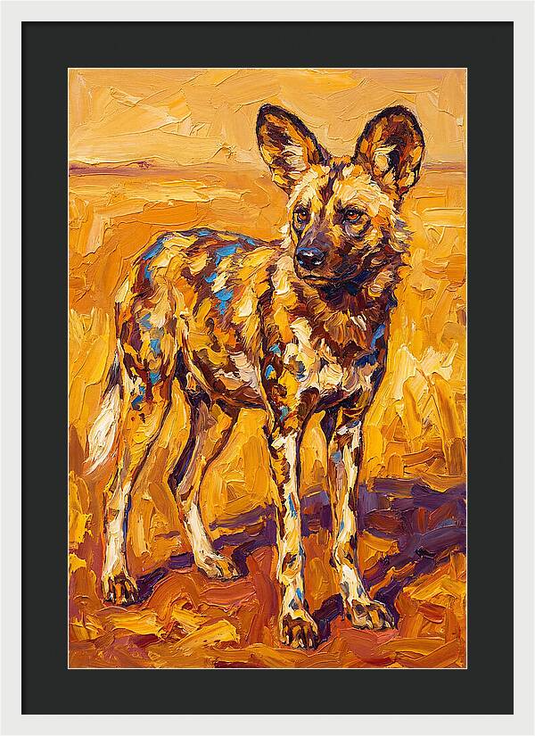 African Wild Dog Portrait