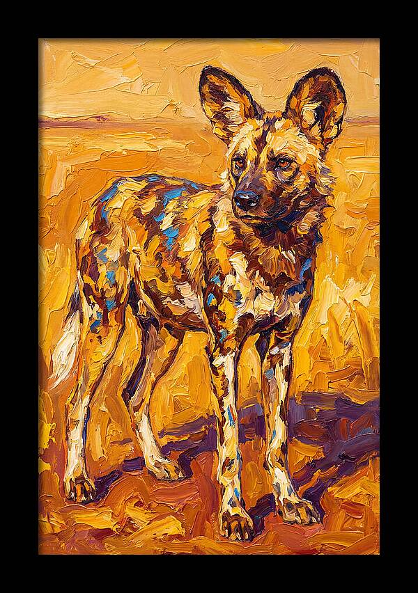 African Wild Dog Portrait