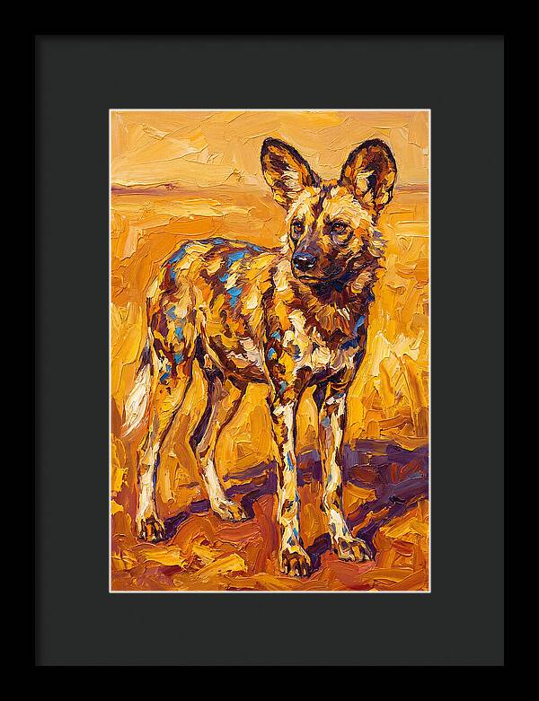 African Wild Dog Portrait