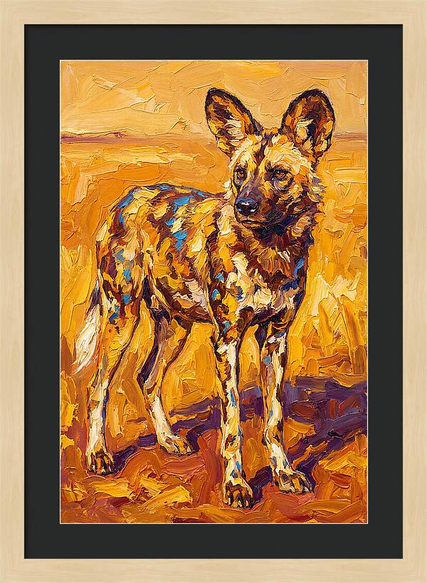 African Wild Dog Portrait