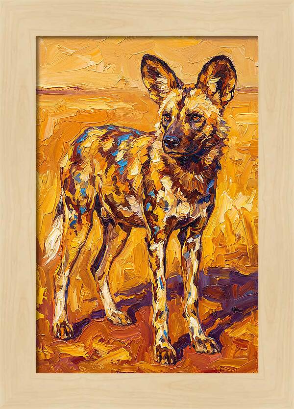 African Wild Dog Portrait