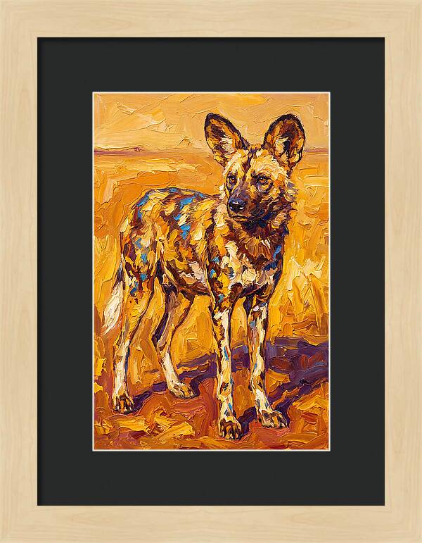African Wild Dog Portrait