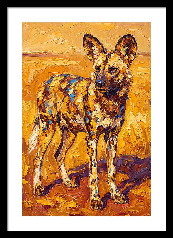 African Wild Dog Portrait