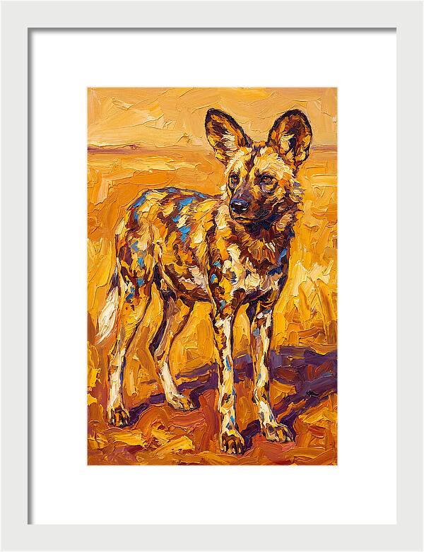 African Wild Dog Portrait