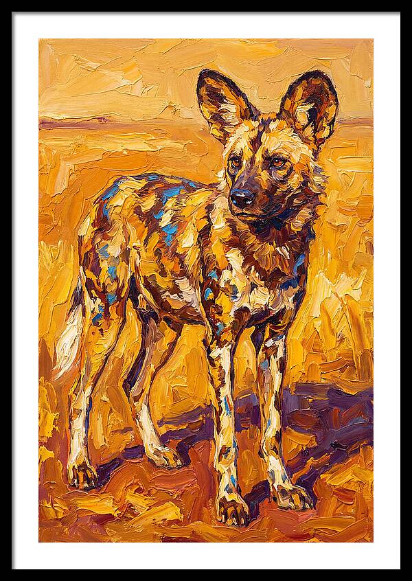 African Wild Dog Portrait