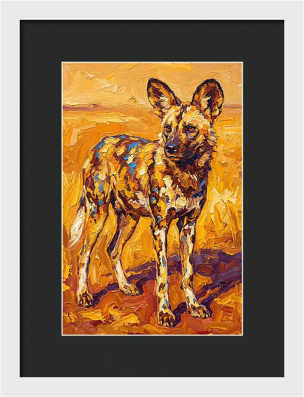 African Wild Dog Portrait