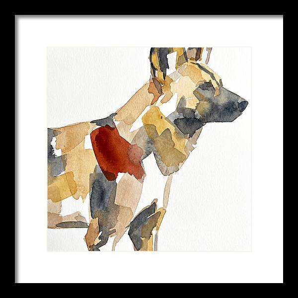 African Wild Dog Silhouette
