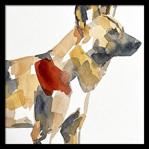 African Wild Dog Silhouette