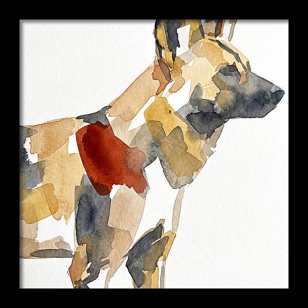 African Wild Dog Silhouette
