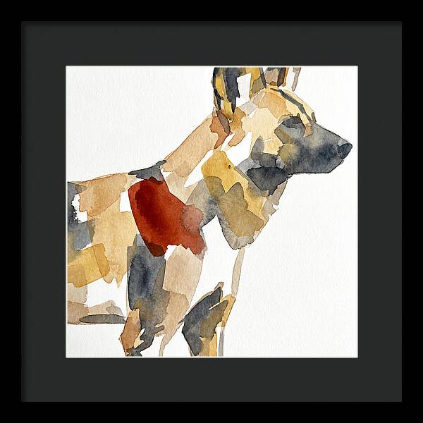 African Wild Dog Silhouette