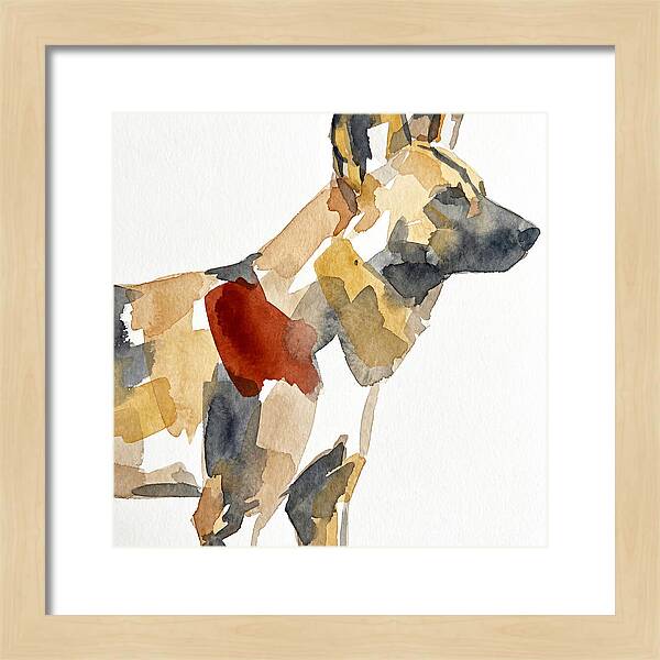 African Wild Dog Silhouette